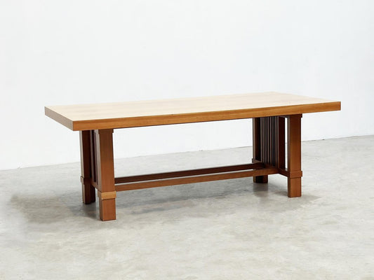 608 Taliesin Dining Table by Frank Lloyd Wright for Cassina, 1986