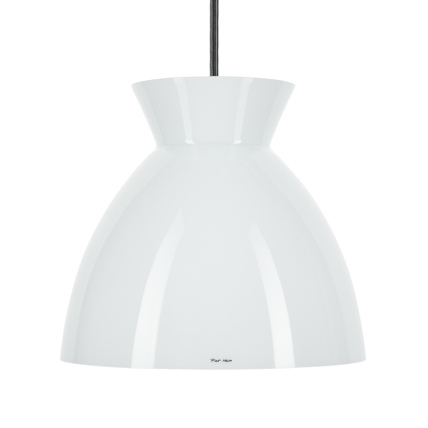 Beehive 290P Pendant Lamp by Piet Hein #Opal with Black Cord