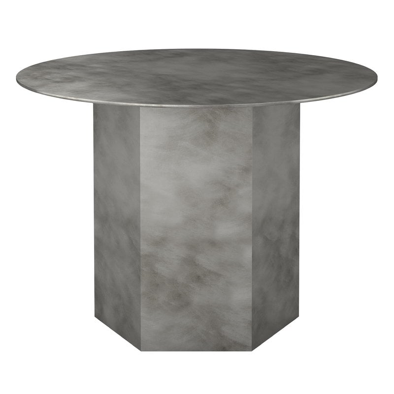 Epic coffee table by GUBI #round, 60 cm, misty grey steel #