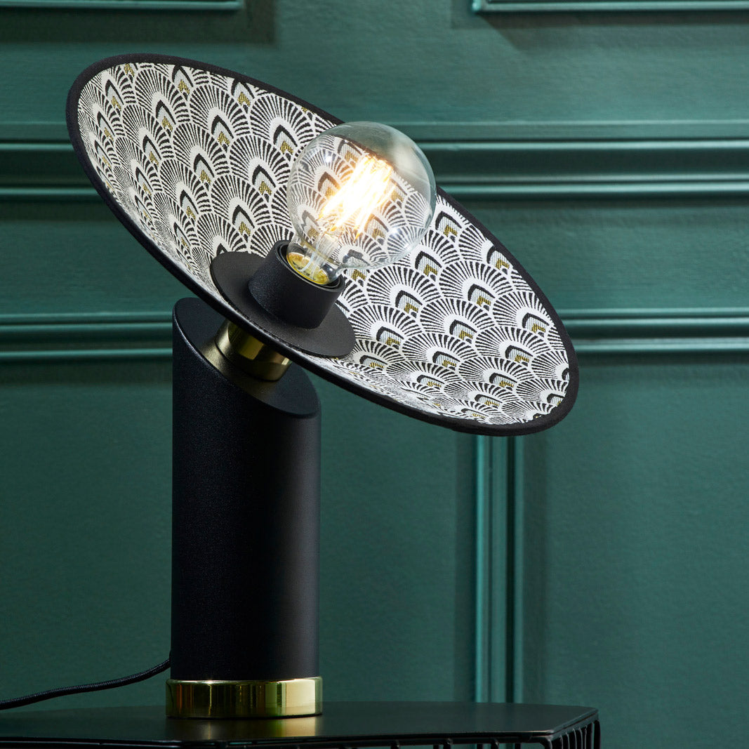 Table Lamp Gatsby by Market Set #Peacock black