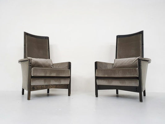 63970 Lounge Chairs by Umberto Asnago for Giorgetti Peggy, Italy 1990s, Set of 2