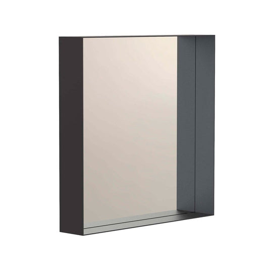 Unu mirror 4132 by Frost #40 x 40 cm, black #