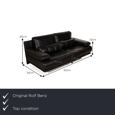 6500 Leather 2-Seater Sofa from Rolf Benz-RQW-2016705