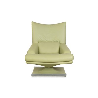 6500 Leather Armchair in Green - Yellow from Rolf Benz-RQW-2036288