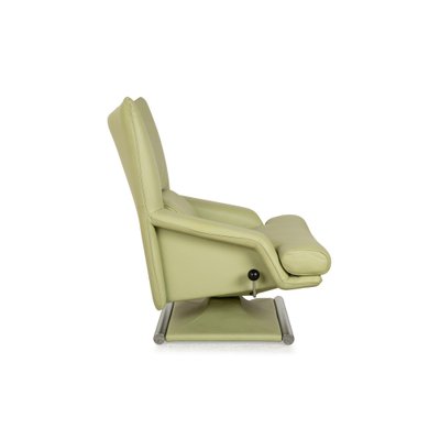 6500 Leather Armchair Set in Green from Rolf Benz, Set of 2-RQW-2036338