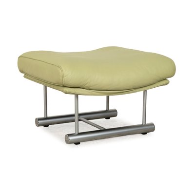 6500 Leather Stool in Green - Yellow from Rolf Benz-RQW-2036289