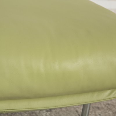 6500 Leather Stool Set in Green Yellow from Rolf Benz, Set of 2-RQW-2036329