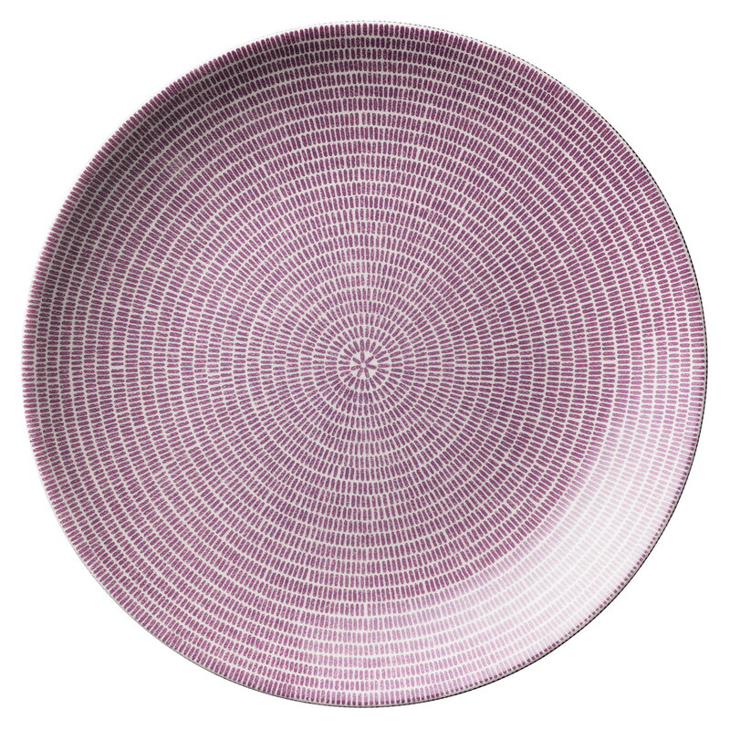 24h Avec plate 26 cm by Arabia #purple #