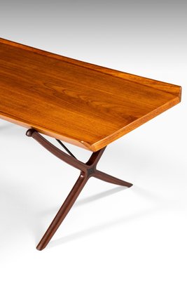 6743 / X-Coffee Table by Peter Hvidt & Orla Mølgaard-Nielsen for Fritz Hansen, 1960s-SC-765683