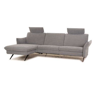 6902 Corner Sofa in Blue Gray Fabric from Himolla-RQW-1748328