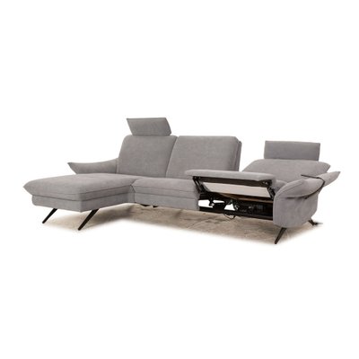 6902 Corner Sofa in Blue Gray Fabric from Himolla-RQW-1748328