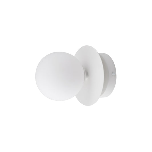 Art Deco Wall Lamp/ Ceiling Light White by Globen Lighting #White