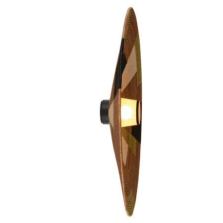 Parrot Led Abacá Wall Light by Forestier #XXL / Marron