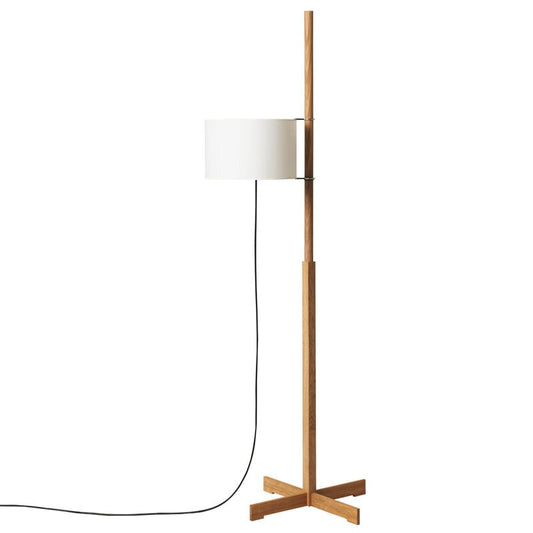 TMM floor lamp by Santa & Cole #oak - white #