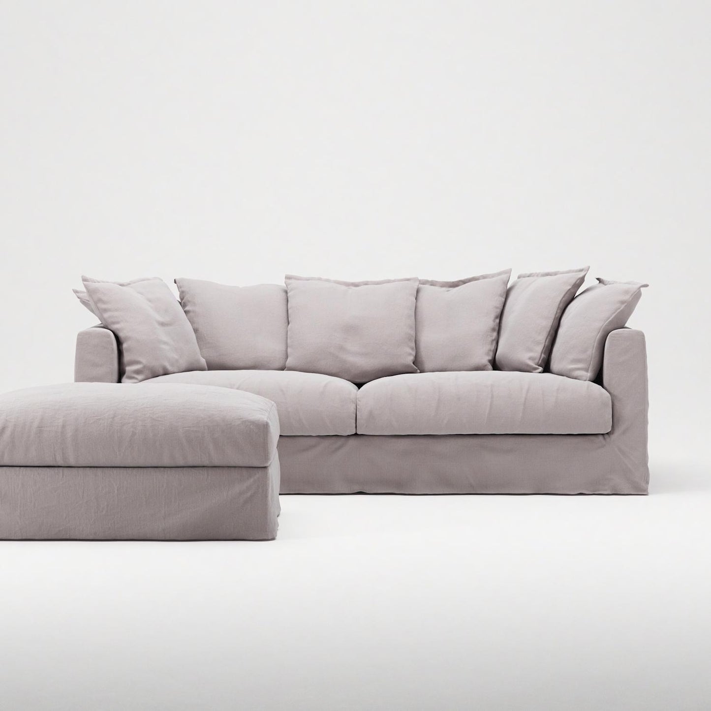Decotique Le Grand Air Footstool Misty Grey