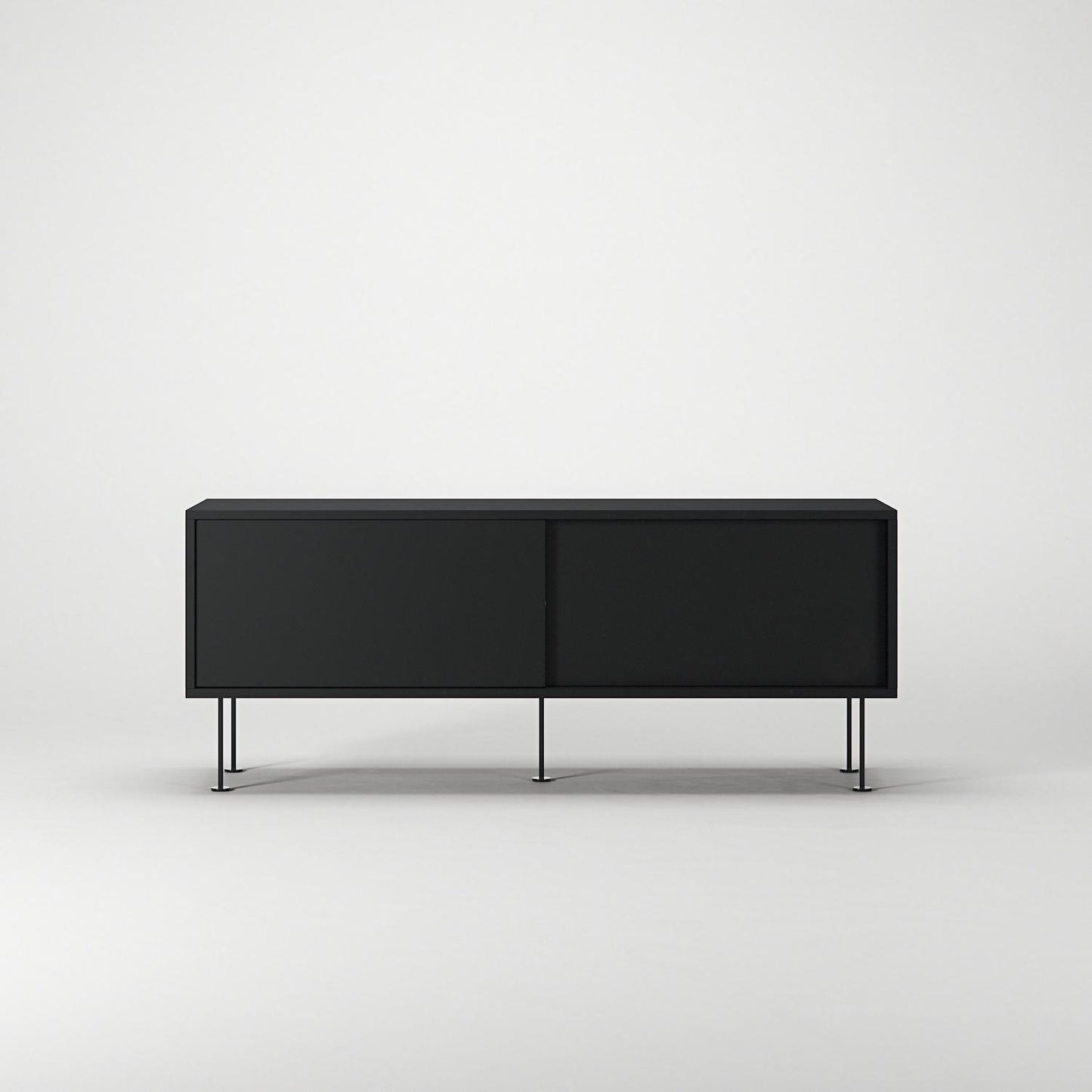 Decotique Vogue TV Bench With Legs 136 Anthracite/ Black