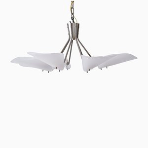 7-Armed Pendant Lamp, Germany, 1950s-WPT-1405262