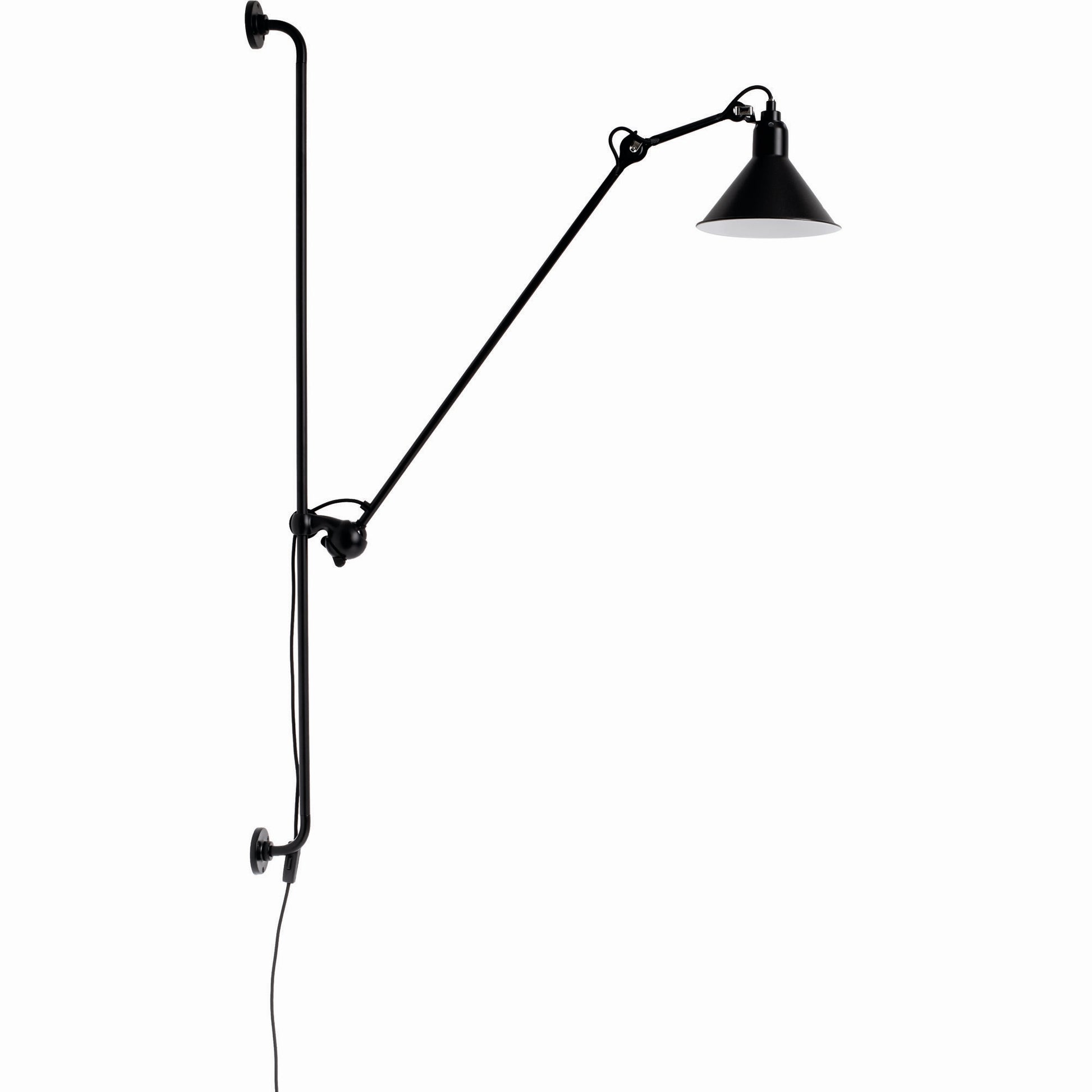 N214 Wall Lamp by Lampe Gras #Mat Black