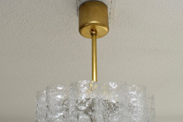 7-Tier Ice Glass Chandelier by Doria Leuchten, 1960s-HJP-1168173