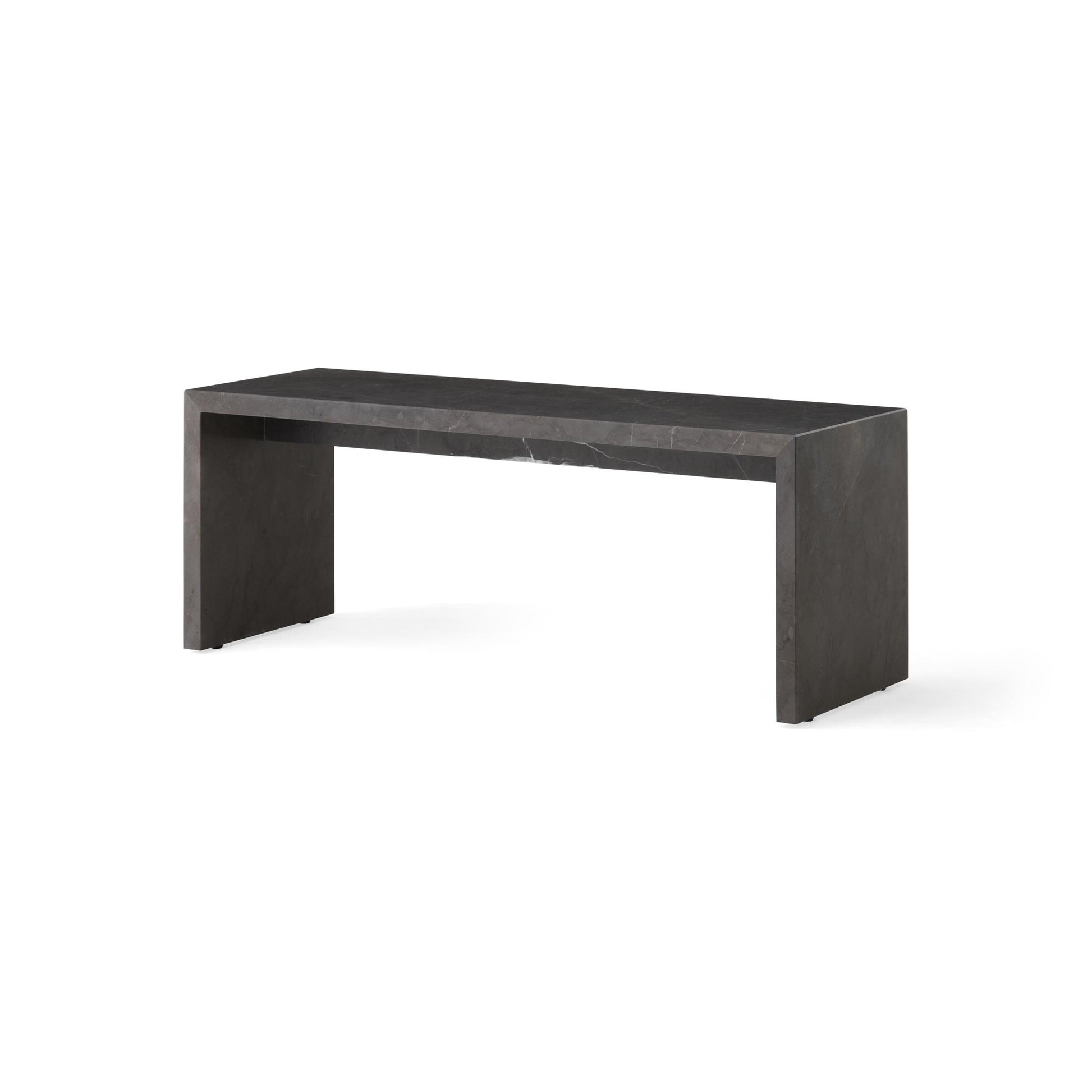 Plinth Bridge Coffee Table by Audo #Gray Kendzo Marble