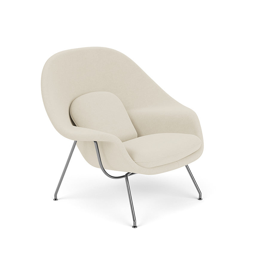 Womb Chair Medium (Frame - Polished Chrome / Upholstery Material - Ultrasuede) (Request Info)