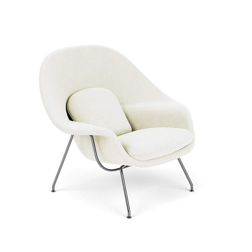 Womb Chair Medium (Frame - Polished Chrome / Upholstery Material - Ultrasuede) (Request Info)