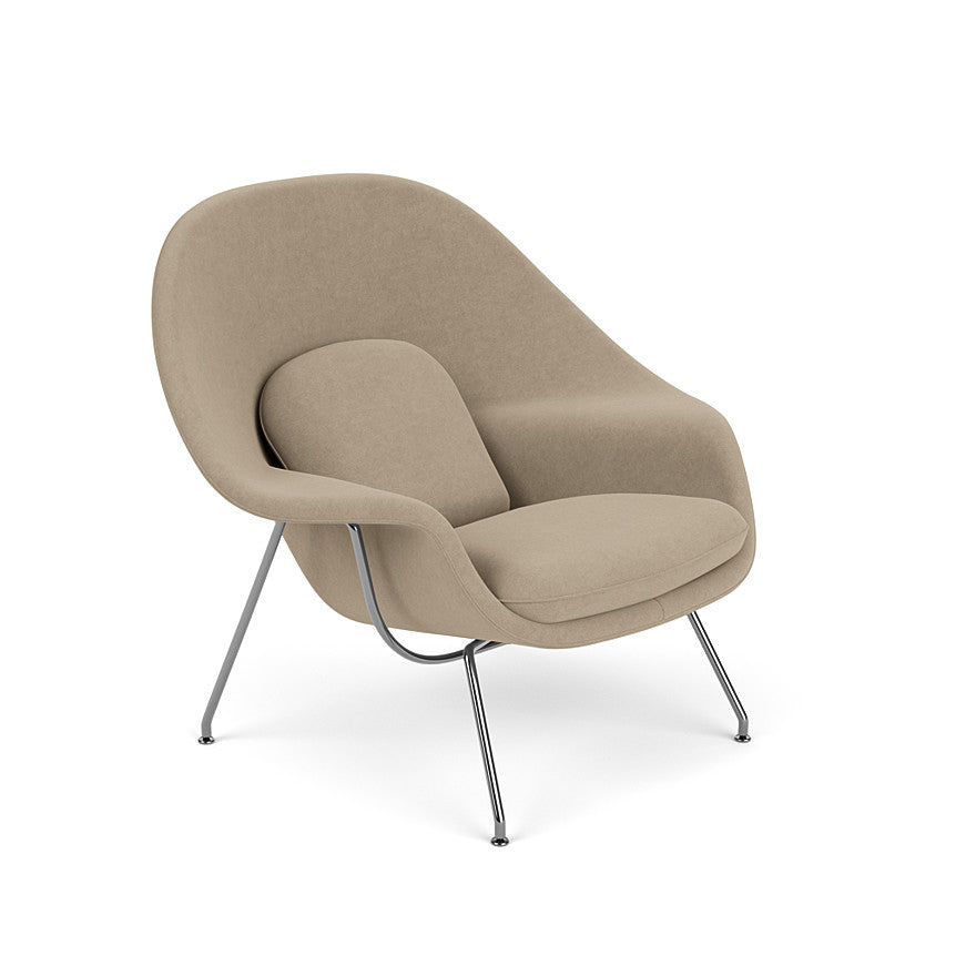 Womb Chair Medium (Frame - Polished Chrome / Upholstery Material - Ultrasuede) (Request Info)