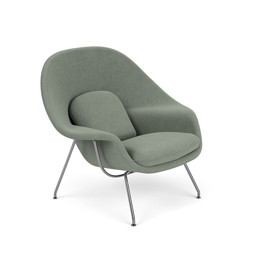 Womb Chair Medium (Frame - Polished Chrome / Upholstery Material - Ultrasuede) (Request Info)