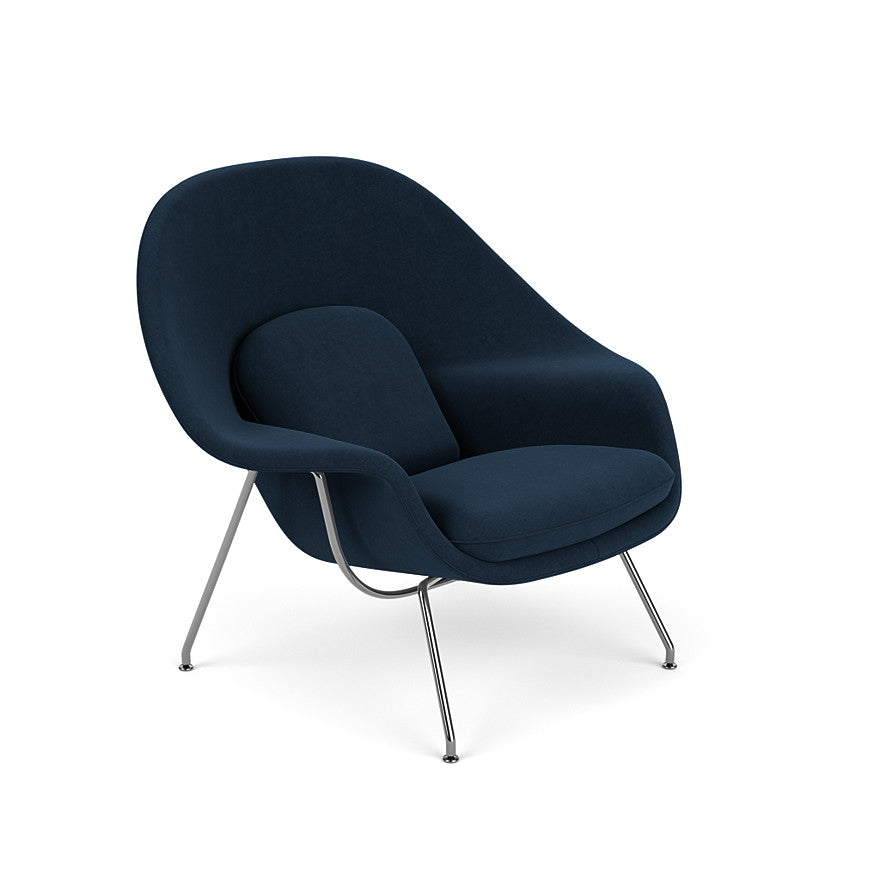 Womb Chair Medium (Frame - Polished Chrome / Upholstery Material - Ultrasuede) (Request Info)