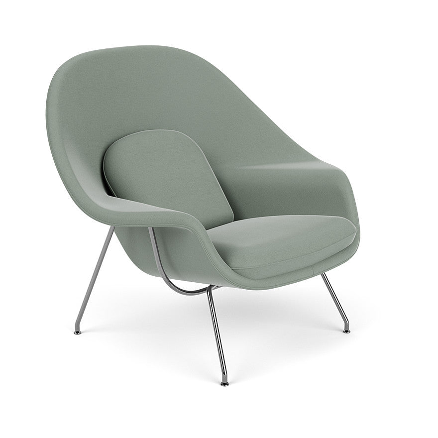 Womb Chair (Frame - Polished Chrome / Upholstery Material - Circa) by Knoll