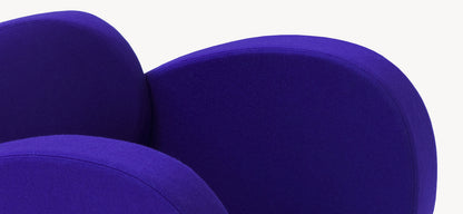 SIZE TEN - Polyester easy chair with armrests
