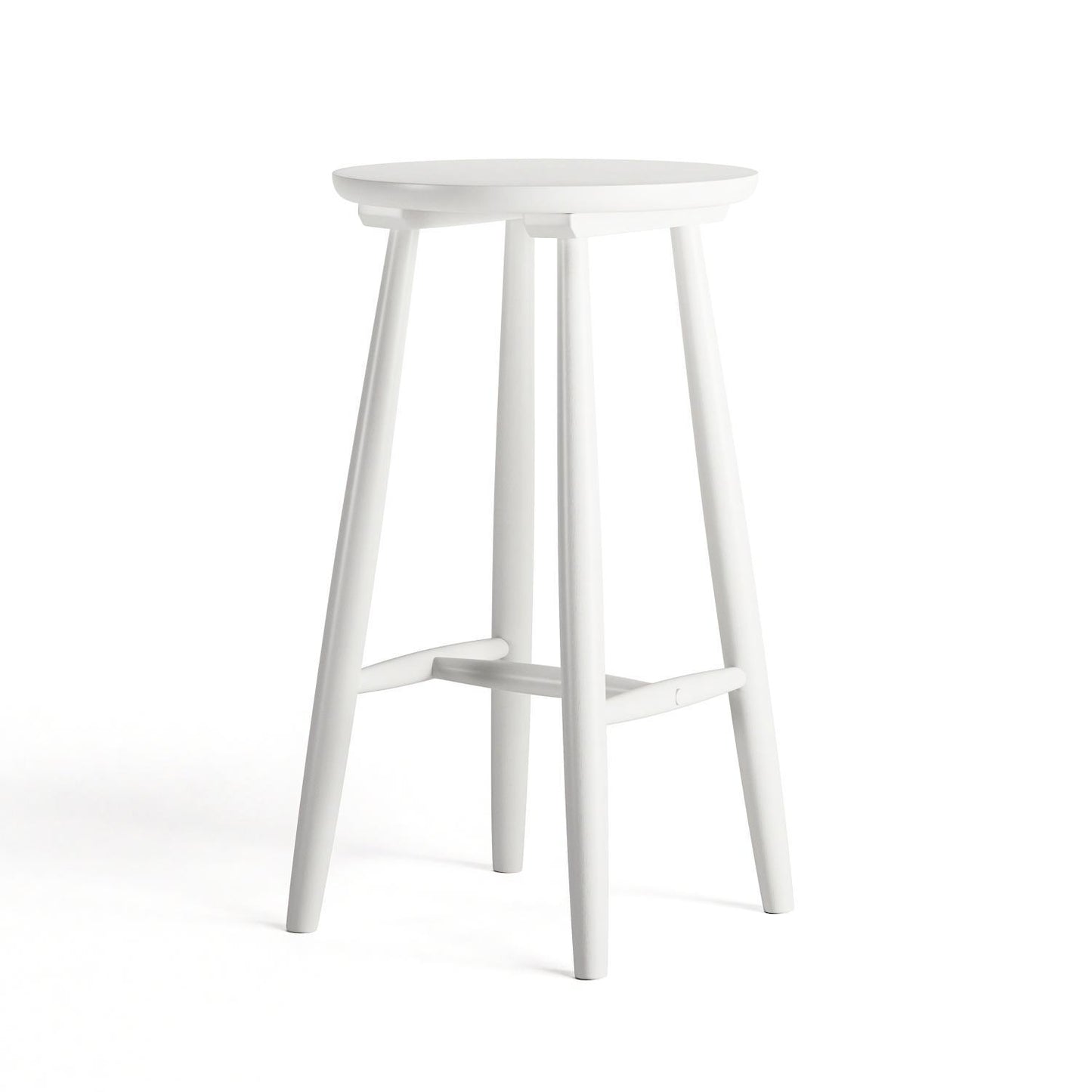 Department Wood H23 Bar Stool White