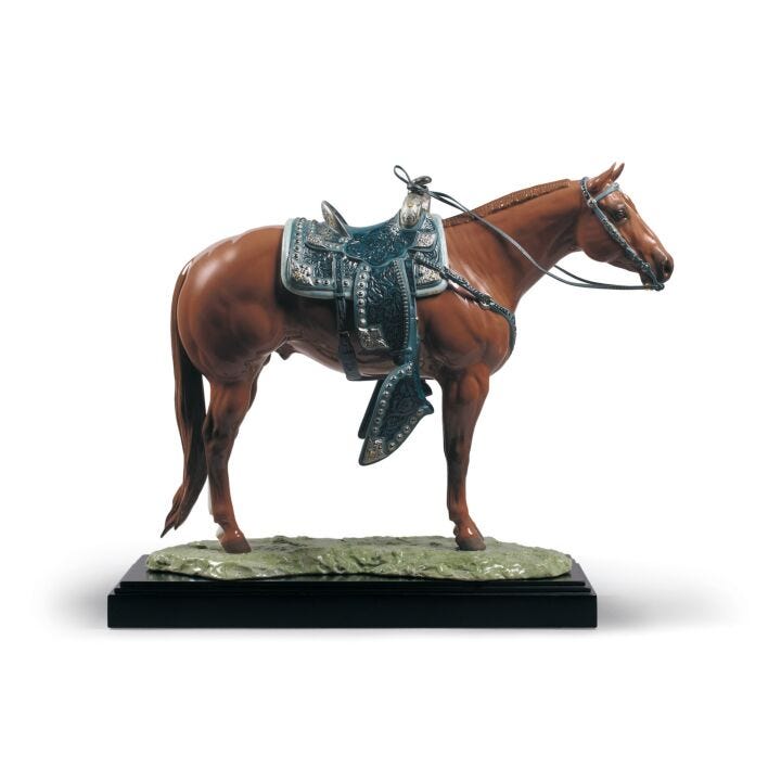 Quarter Horse Sculpture by Lladró