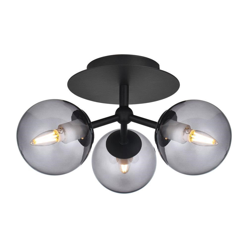 Atom Trio Pendant Lamp by Halo Design #Smoke