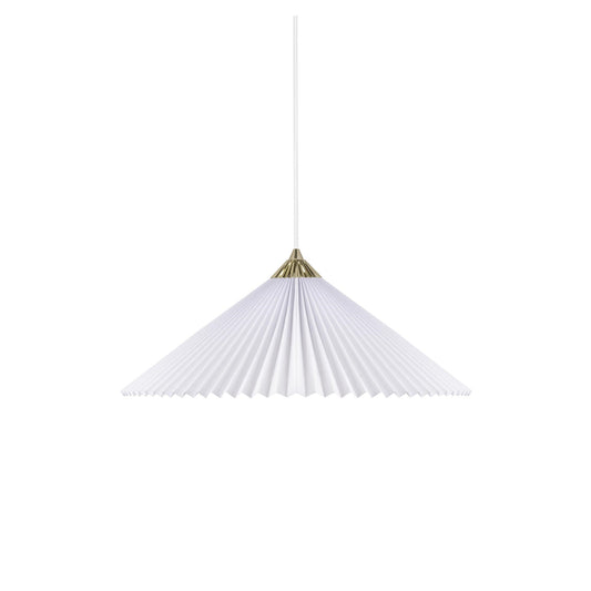 Matisse Pendant Lamp by Globen Lighting #Brass/ White