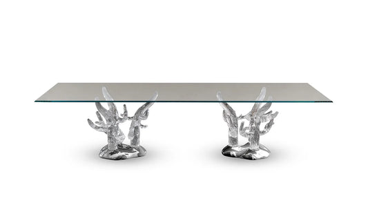 CORALLO 72 - Rectangular glass table
