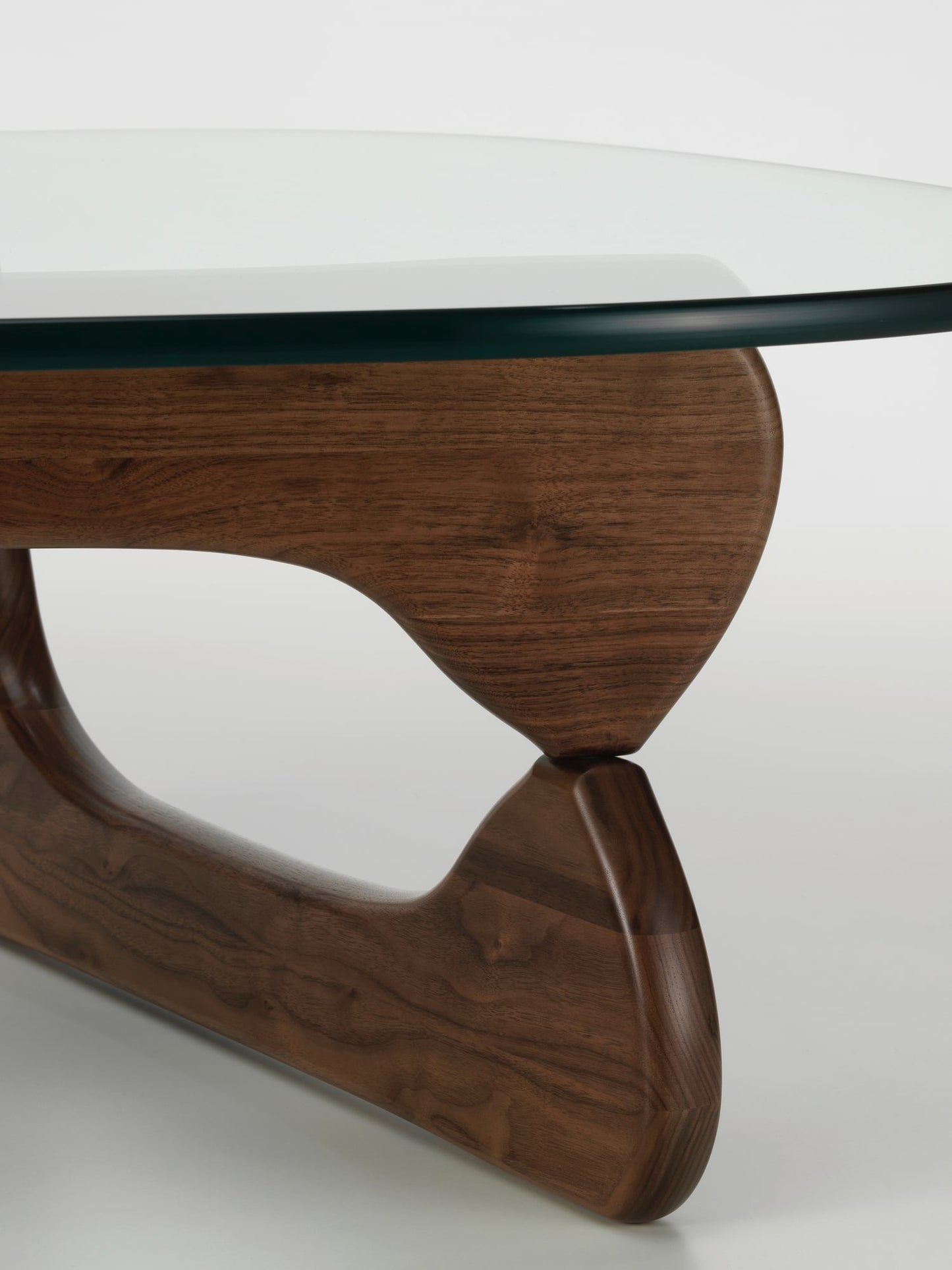 Noguchi coffee table, walnut