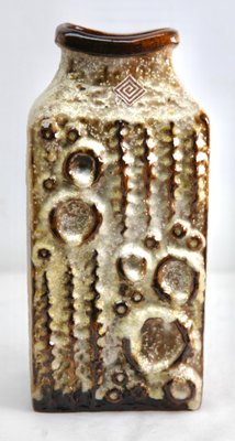 7802-30 Ceramic Rectangular Vase from Carstens, West Germany, 1960s-MJY-1448611