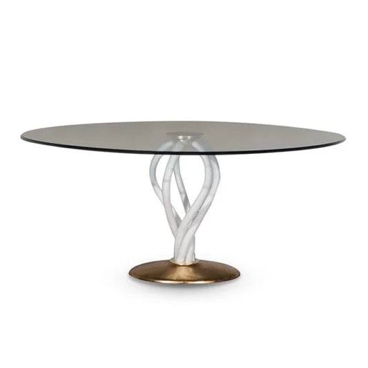 Bolshòj 72 - Round Glass Dining Table by Reflex