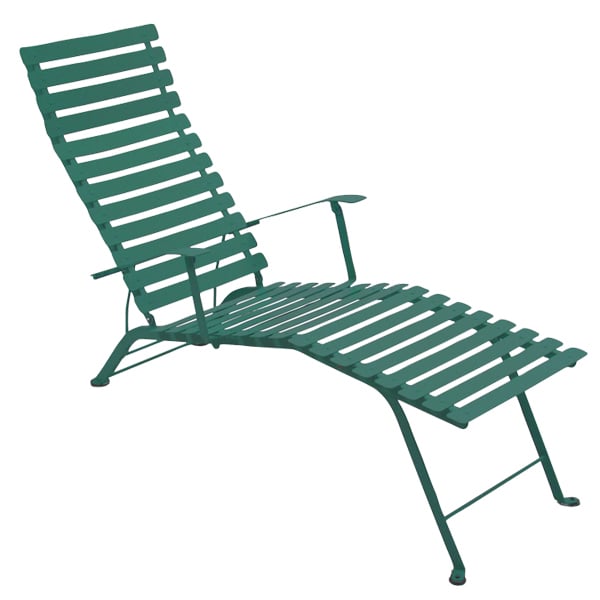 Bistro Metal chaise longue by Fermob #cedar green #