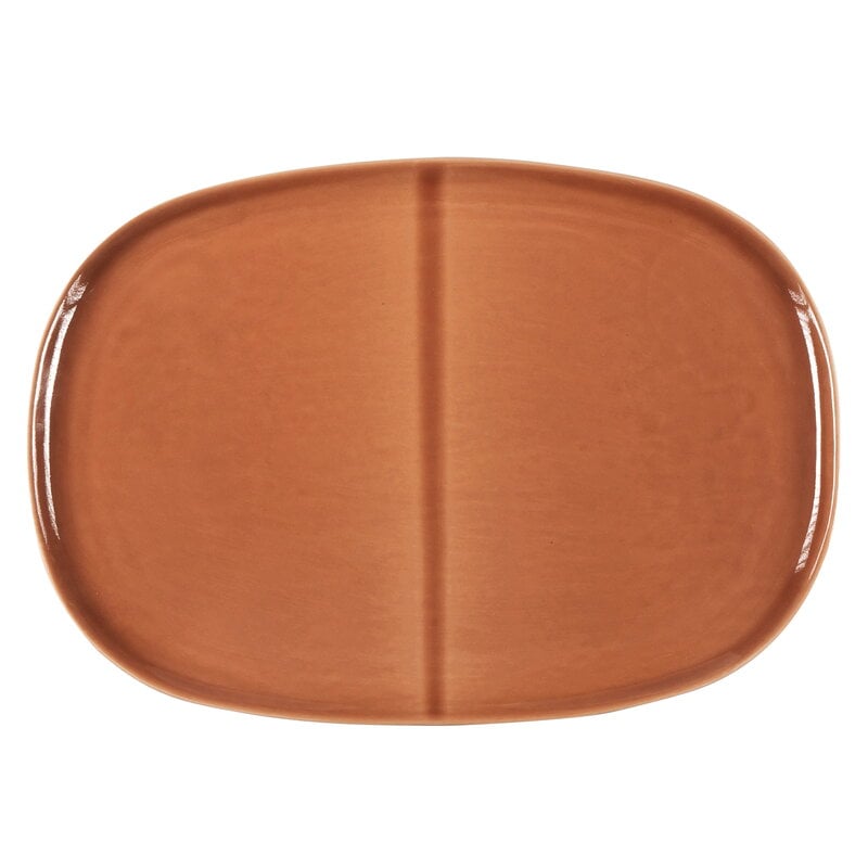 Svelte plate by Heirol #30 cm, terracotta #