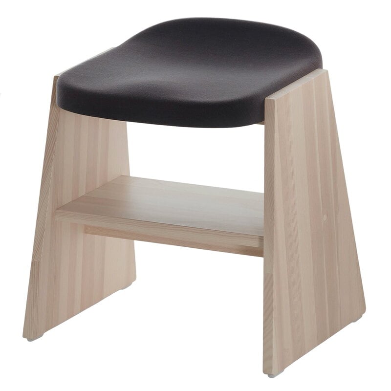 MC19 Fronda stool by Mattiazzi #low, pine - black #