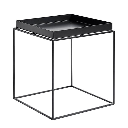 Tray table medium square, black