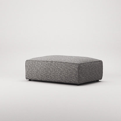 Decotique Grand Footstool Grey Marble