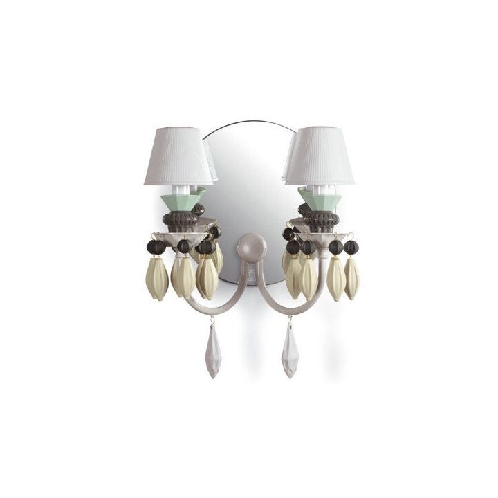 Belle de Nuit 2 Lights Wall Sconce by Lladró #Black (CE/UK/CCC)