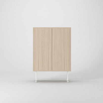 Decotique Vogue Cabinet 64 White Pigmented Oak/White