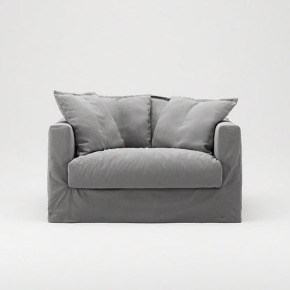 Decotique Le Grand Air Love Seat Armchair Light Grey