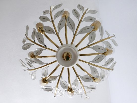 8-Flamed Pendant Lamp from Vereinigte Werkstätten, 1950s-WPT-1336748