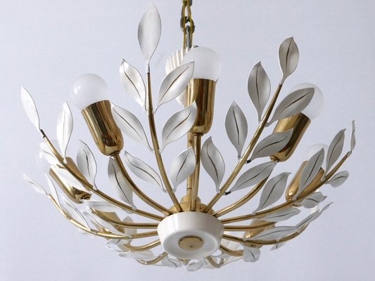 8-Flamed Pendant Lamp from Vereinigte Werkstätten, 1950s-WPT-1336748