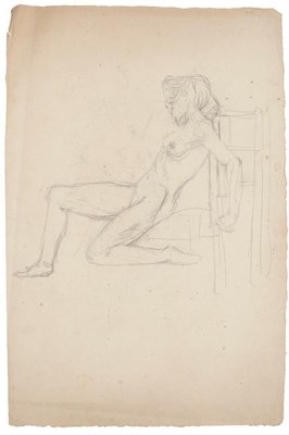 8 Original Nude Pen, Pencil and China Ink Drawings by French Master 20th Century Mid 20th Century-ZCI-757522